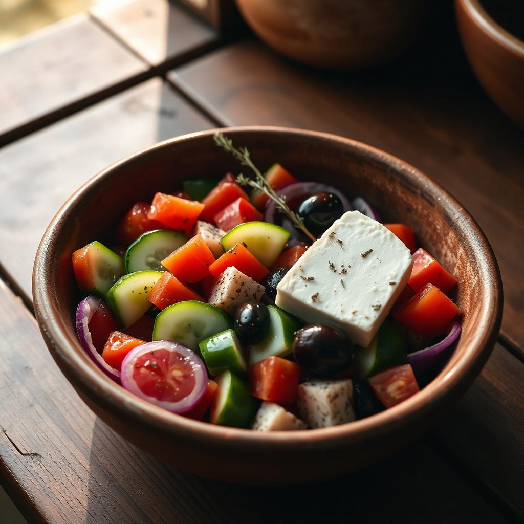 Greek village salad